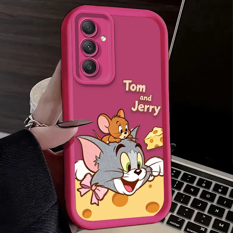 Charming Tom and Jerry Cartoon Character Phone Case