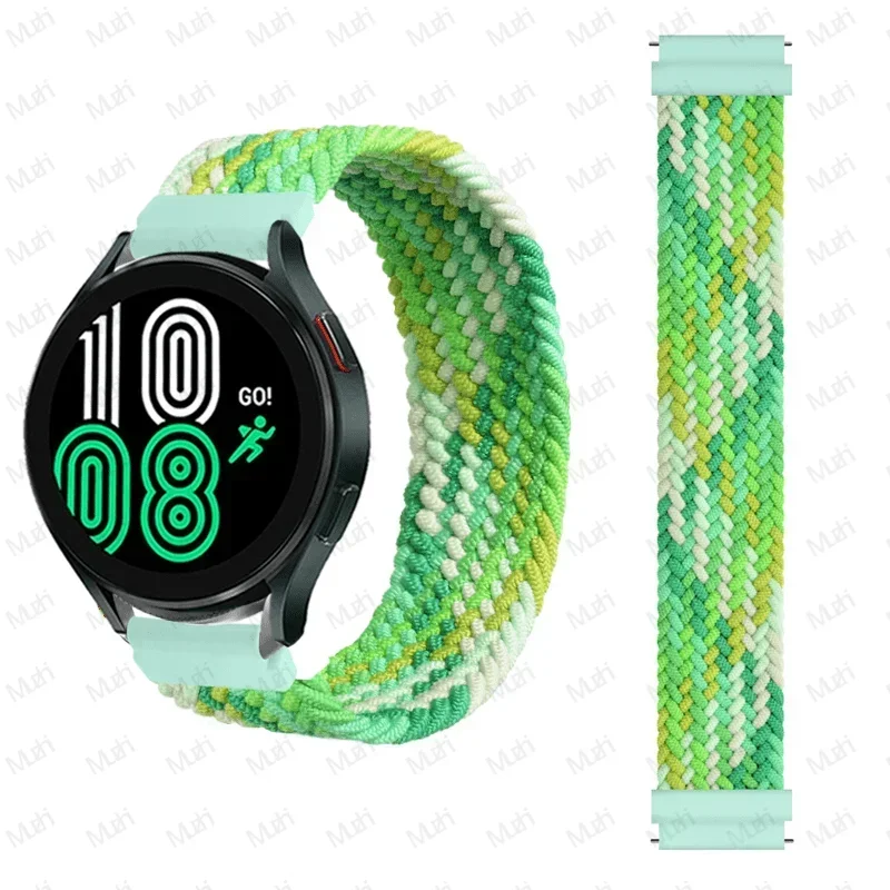 Braided Solo Loop Smartwatch Strap - Versatile and Stylish Bracelet 22mm/20mm