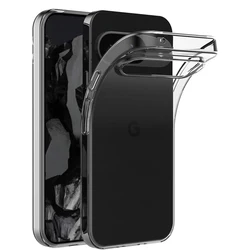 Ultra - Thin Transparent Silicone Phone Case - Soft Protective Cover - Google Pixel 6 Pro (Clear)