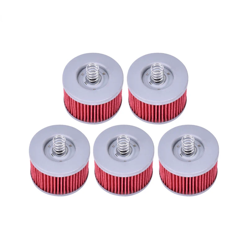 

5 Pieces Motorcycle Oil Filter for Bajaj 100 Boxer 115 Caliber 130 Boxer 135 Pulsar for Yamaha YS125 YS 125 2018 150 Byson FZ16