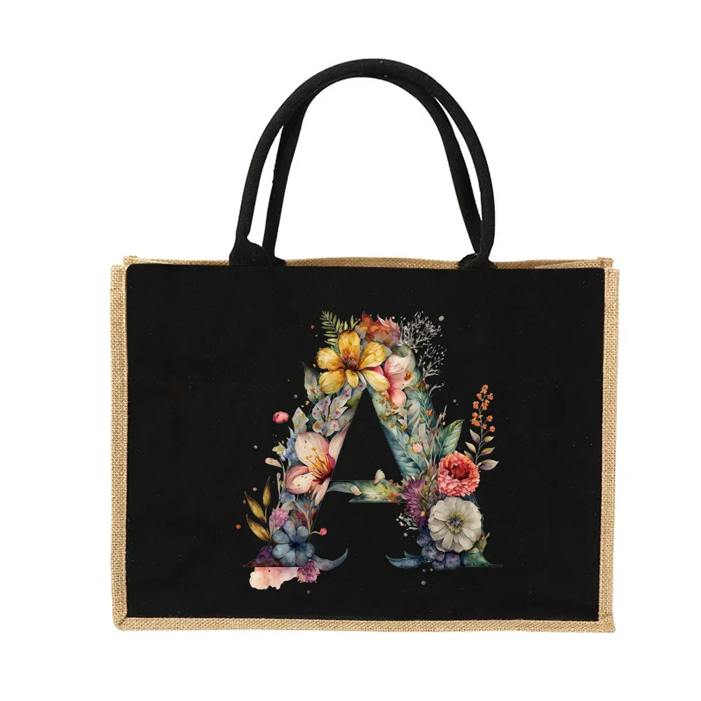 floral letter A