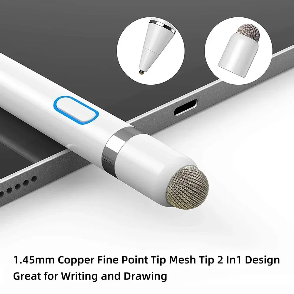 Universal Active Stylus Pen for Touch Screen Tablets and Mobile Devices
