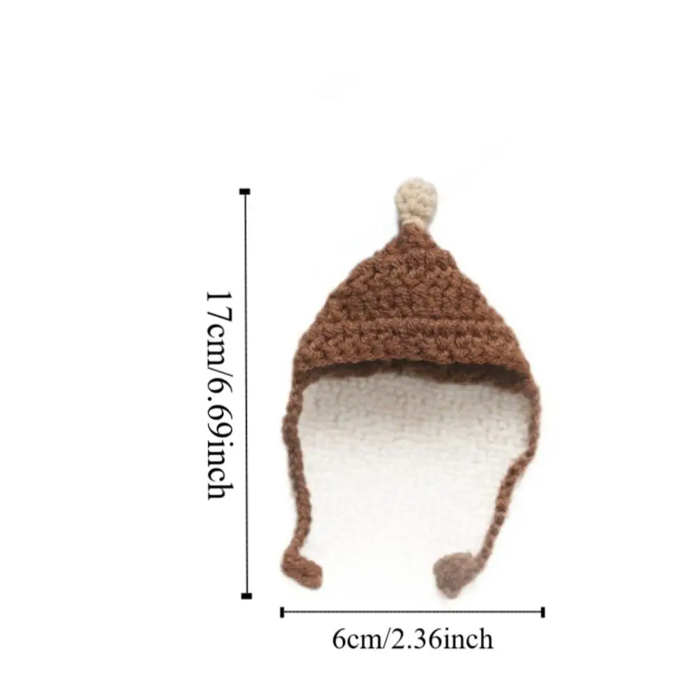 Cartoon Candy Color Mini Knitted Hats Fashion Animal Hat Cute DIY Casual Wear Hat Accessories