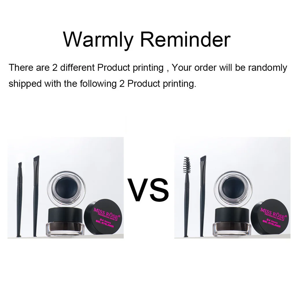 Eyeliner Cream Set Two-Color Two-Bottle
