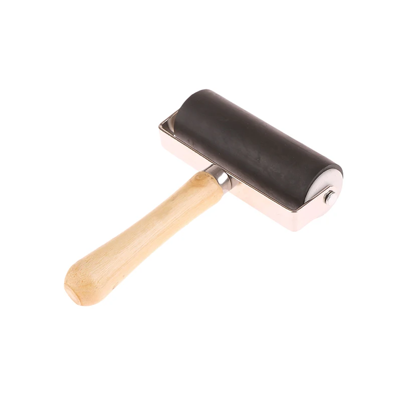Rubber Roller Brayer Ink Painting Printmaking Roller Art Craft Projects Ink Stamping Tool Paint Roller - 2