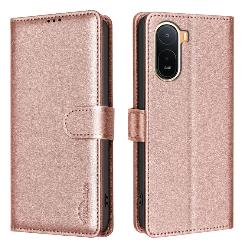 Elegant Leather Wallet Phone Case with Card Slot