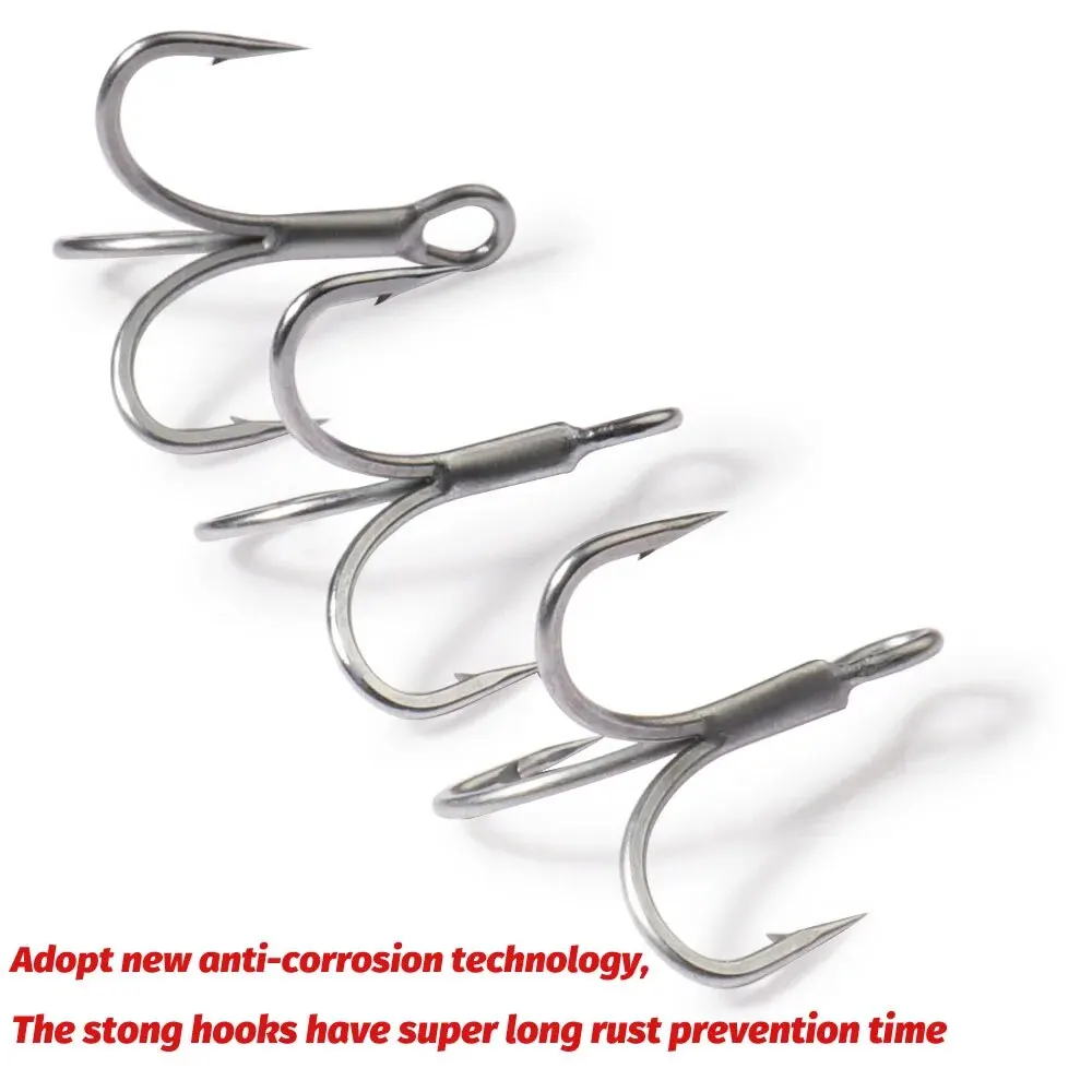 4 prong fishing hook Tough-1 Cleaning Its perfect for heavy tackle fishing using medium to large live baits BasStar Rotating Treble 6