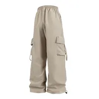 Women Cargo Pants Fashion Loose Comfortable Breathable Lightweight Multiple Pockets Cargo Long Pants Fitness Running Casual Pan - Image 2