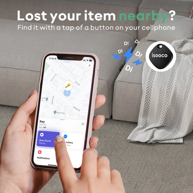 isooco Bluetooth Tracker - 1/2/3/4pcs - IOS Only