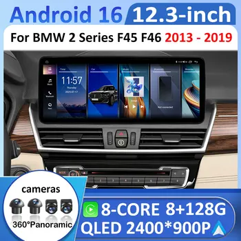 Radio para Auto Android 16 de 10.33 / 12.3'' para BMW Serie 2 F45 F46 2013 2014 - 2019, Carplay Inalámbrico, WIFI, BT, GPS, Navegador, Pantalla Táctil HD 1