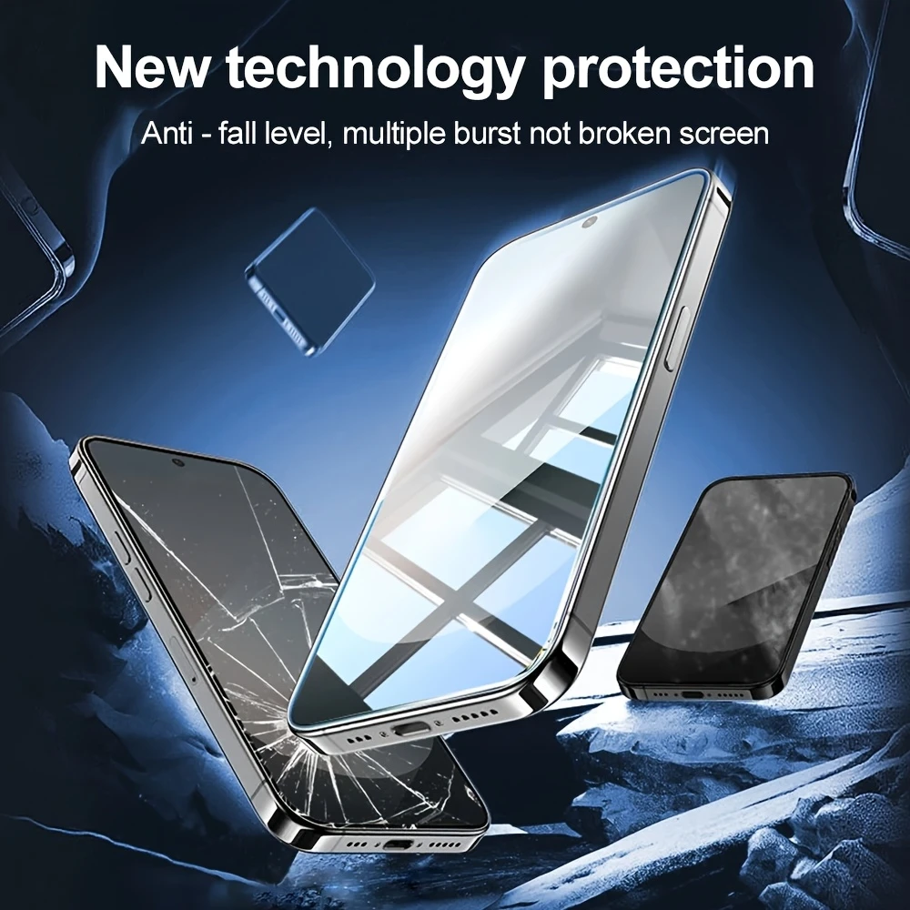Premium Dust-Free Tempered Glass Screen Protector - 2 Pack