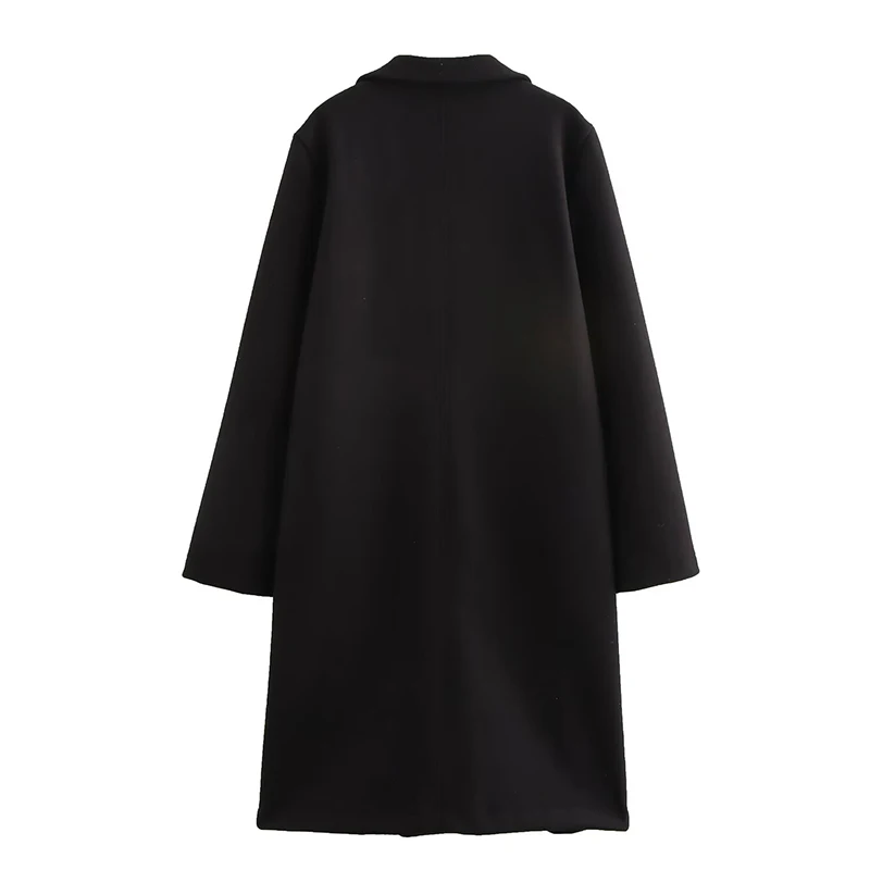 New Fashion Soft Coat Women's Autumn Winter Jacket One Button Versatile Vintage Long Sleeve Casual Commute Overcoat Outerwear