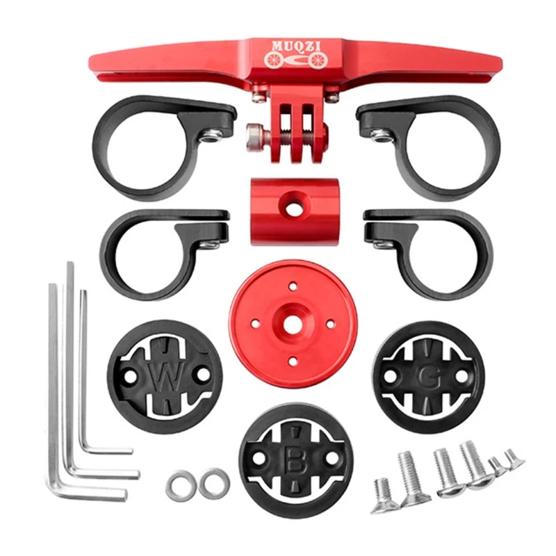 

Muq-zi Bar Support Sport Camera Bracket Handlebar Computer Mount Holder for Wa-hoo Gar-min Bry-ton