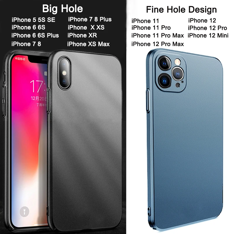 Sleek Sandstone Matte Shockproof Phone Case – Ultra Thin Durable Hard Cover