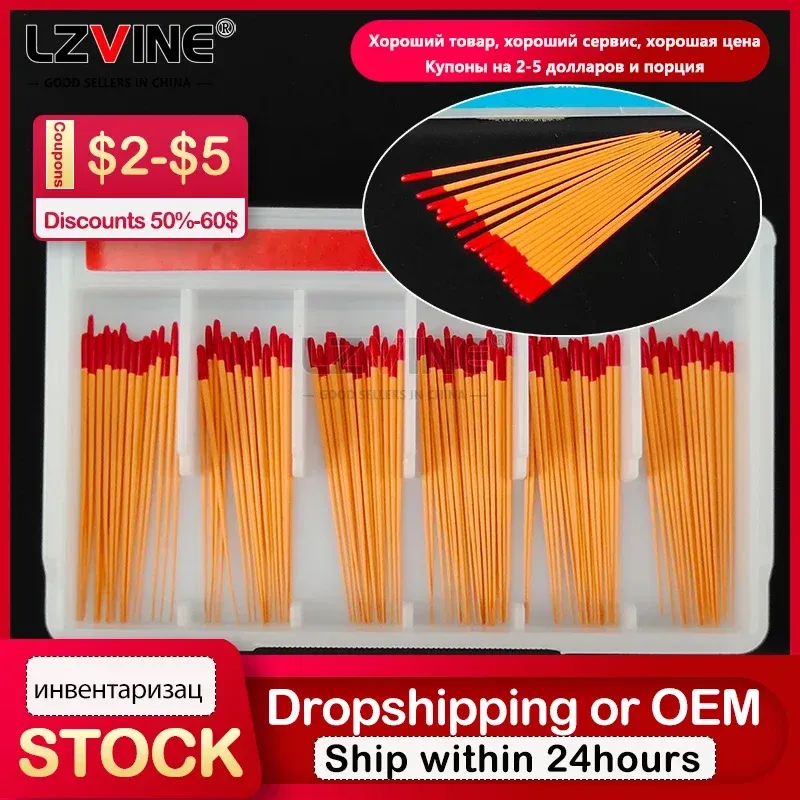 200pcs/Pack 04 Taper GP/PP Dental Absorbent Paper Points 15-40# Cone Cleaning Root Canal Materials for Endodontics Treatment