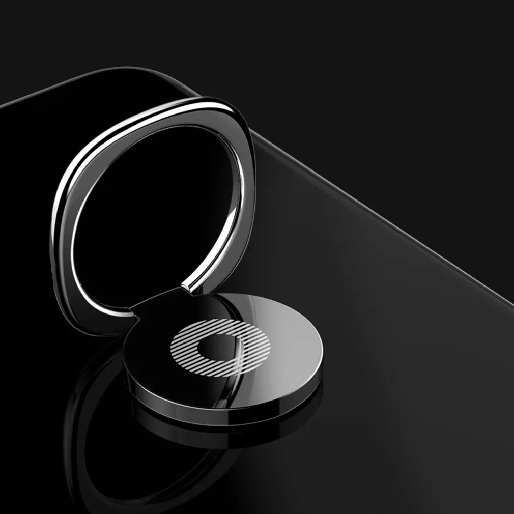 360 Rotating Finger Ring Holder Stand Grip Mobile Phone Car Magnetic Mount Phone Back Sticker Pad Unniversal Bracket phone ring holder