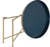 Kate & Laurel Celia Modern Glam Round Coffee Table, 28.25" x 28.25" x 19", Navy Blue & Gold Leaf,Chic Sophisticated Accent Table 6