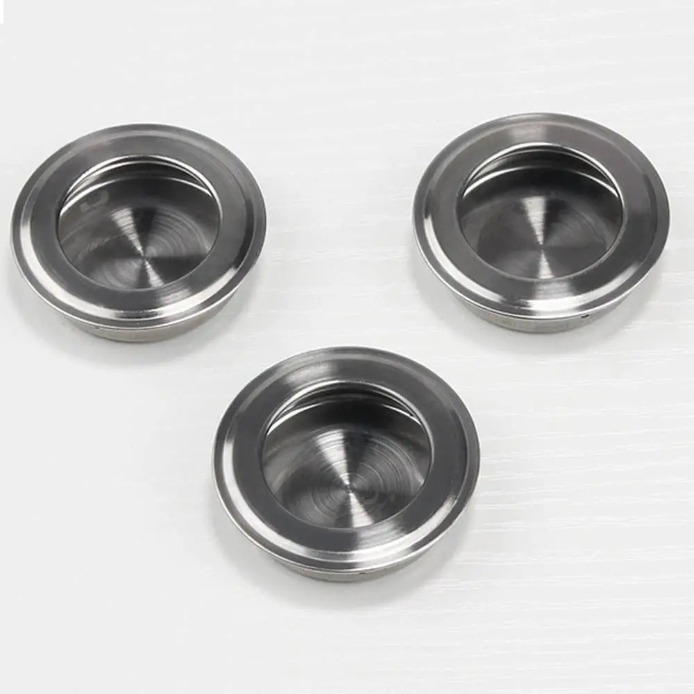 Stainless Steel Invisible Cabinet Handle Round Shape Sliding Door Pull Cabinet Drawer Hidden Handles Furniture Hardware door handles,cabinet handles