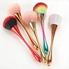Nail Dust Cleaning Brush 7 Styles Professional Nail Art Make Up Brushes Long-Handled Super Fluffy Dust Removal Manicure Tools 5