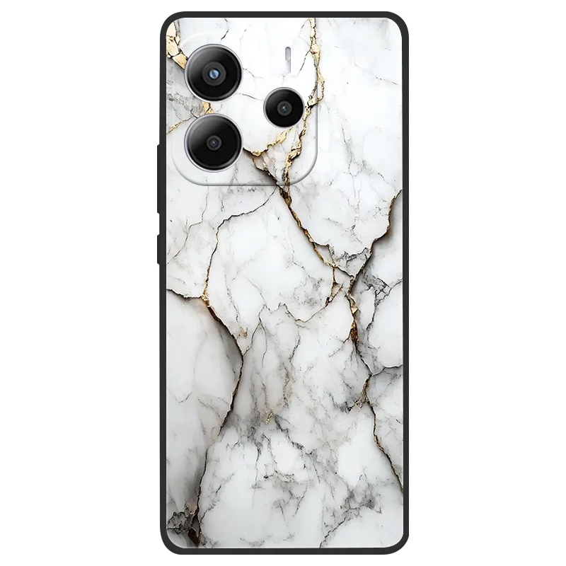 Marble Painting Pattern Soft Silicone Anti-Drop Phone Case
