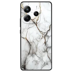 Marble Painting Pattern Soft Silicone Anti-Drop Phone Case for Note14 4G Europe (T0101)