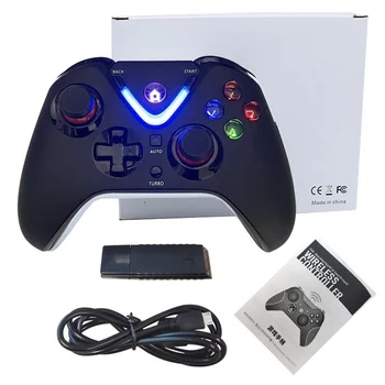 Controller di gioco Wireless 2.4G con illuminazione a LED compatibile con Xbox One / Series S/X Gamepad da gioco per PC