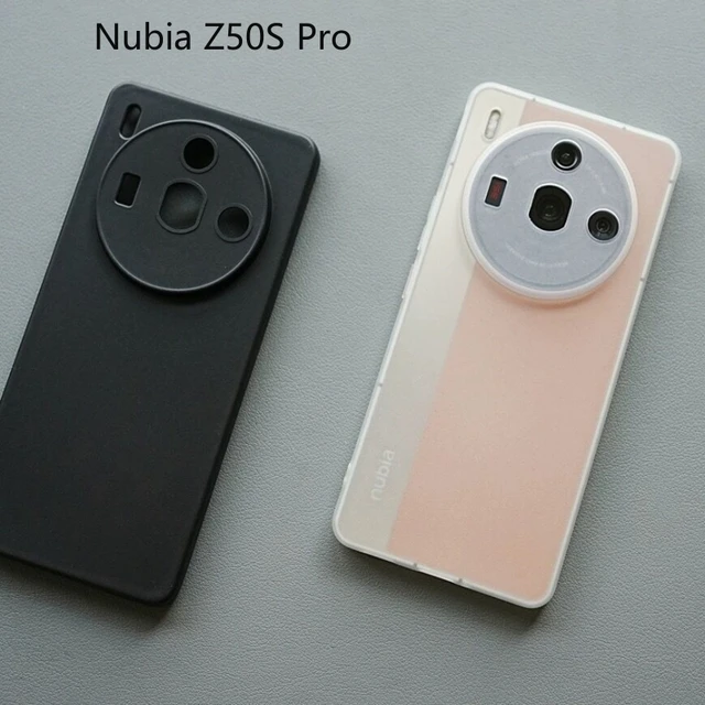 Matte Clear Case For Nubia Z50S Pro Case Soft Silicone Phone Cover