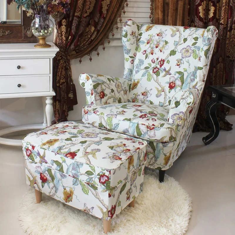 CRIUSJA Chair Cover for Strandmon Armchair, Couch Cover for Living Room, Armchair Sofa Slipcover 2