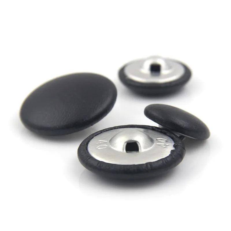10pcs 11-32mm Leather Bag Buttons DIY Sewing Clothing Accessories High-grade Windbreaker Coat Sofa Soft Button 3