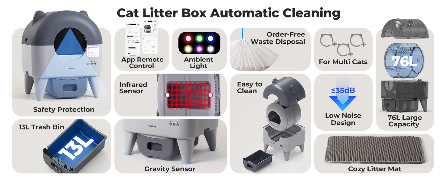 self cleaning cat litter box automatic
