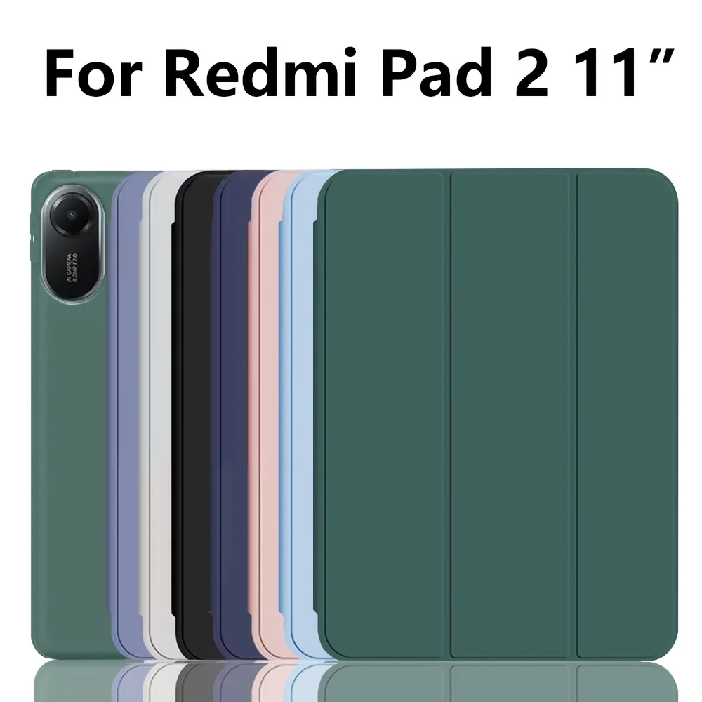 Premium PU Leather Flip Stand Smart Cover with Soft Silicone Back Shell