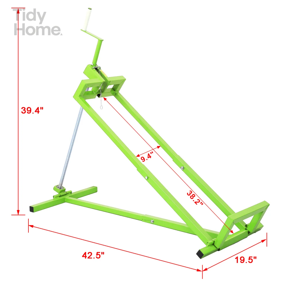 Easy Lawn Mower Lift – 800 lbs Capacity Ride-On Tractor Lifter with 45° Tilt 4