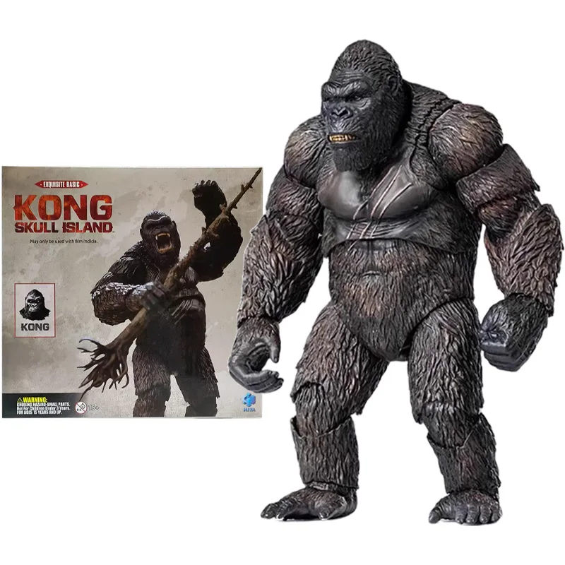 

In Stock Original HIYA EXQUISITE BASIC King Kong Skull Island 15CM Anime Figure Model Collectible Action Toys Gifts
