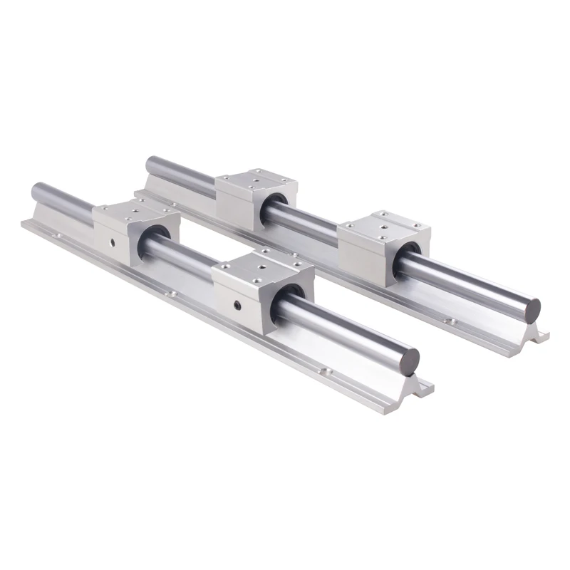 blocos de rolamento linear 20mm sbr20 200 2000mm 2pcs 4pcs sbr20uu 03