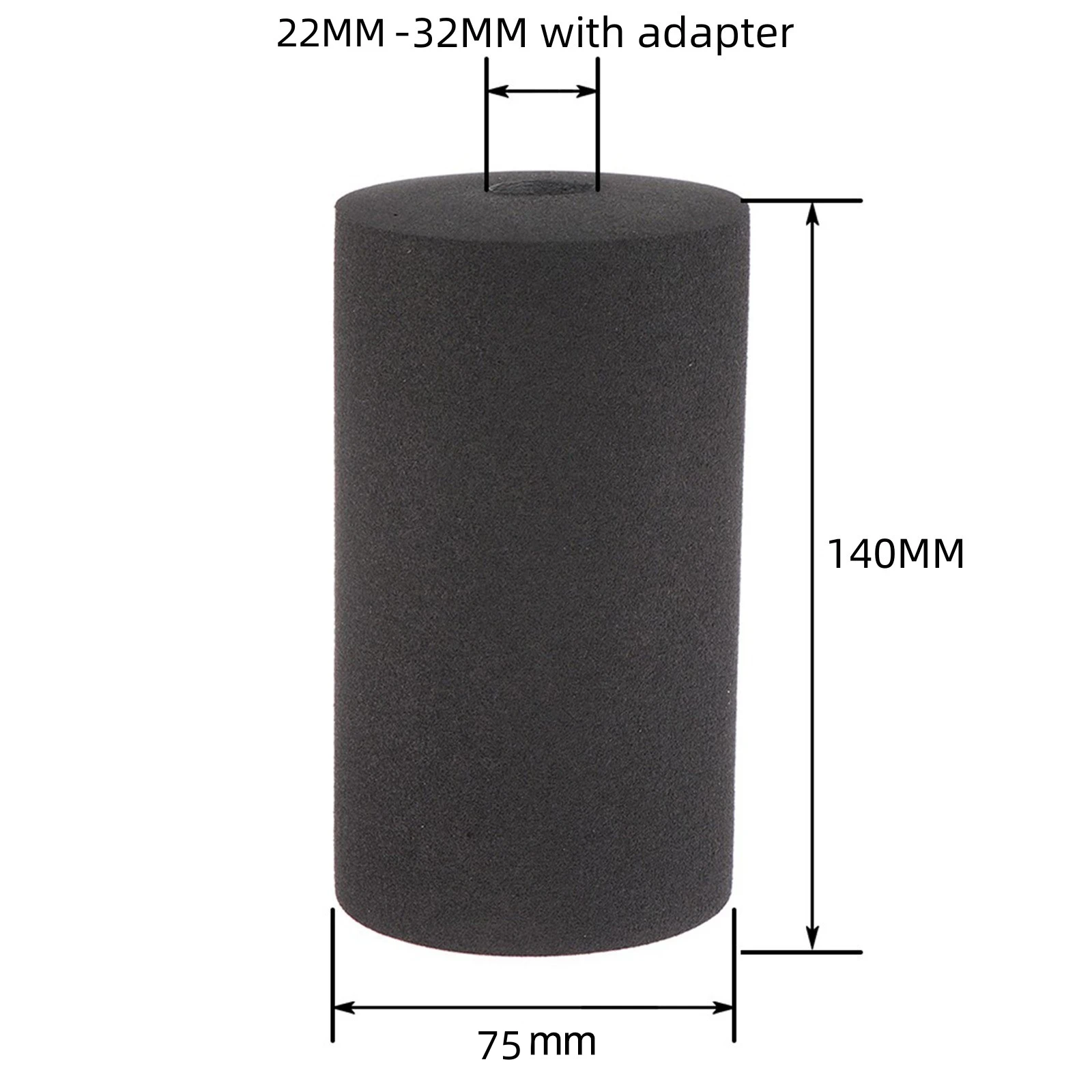 폼 풋 패드 135x80mm 레그 컬 머신 및 웨이트 벤치용 교체 롤러 2232mm 튜브에 적합