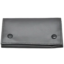Premium Portable PU Leather Tobacco & Pipe Holder Bag (Gray)