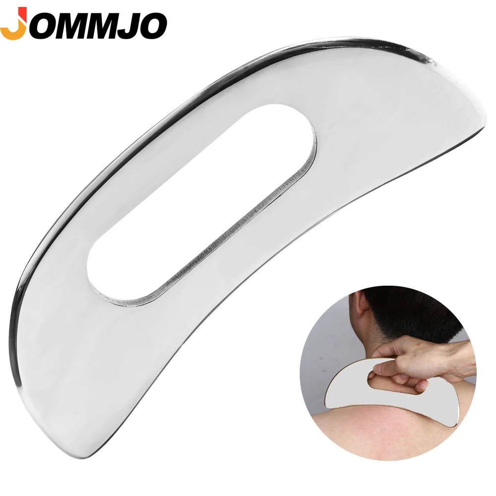 1Pcs Stainless Steel Scraping Gua Sha Tools Massage Tool, Muscle Scraper Tool, IASTM Massage Tools for Relaxing Soft Tissue 18 claw fish head massager shaping steel ball relaxing scalp meridian massage apparatus grasping soul extractor