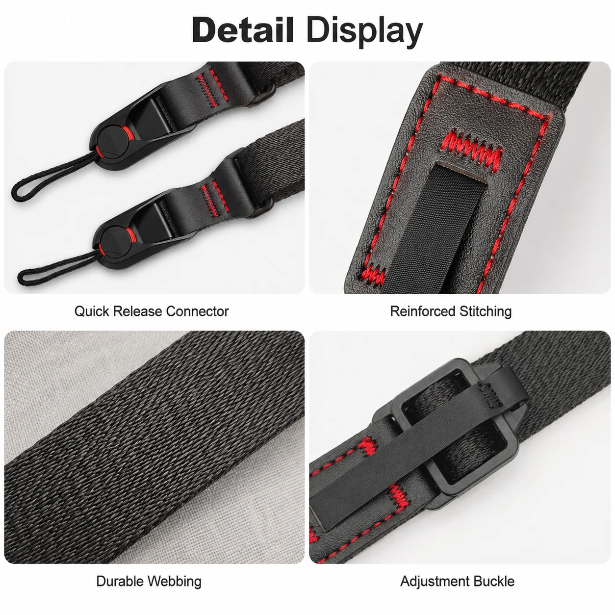 Quick Release Adjustable Camera Shoulder and Neck Strap
