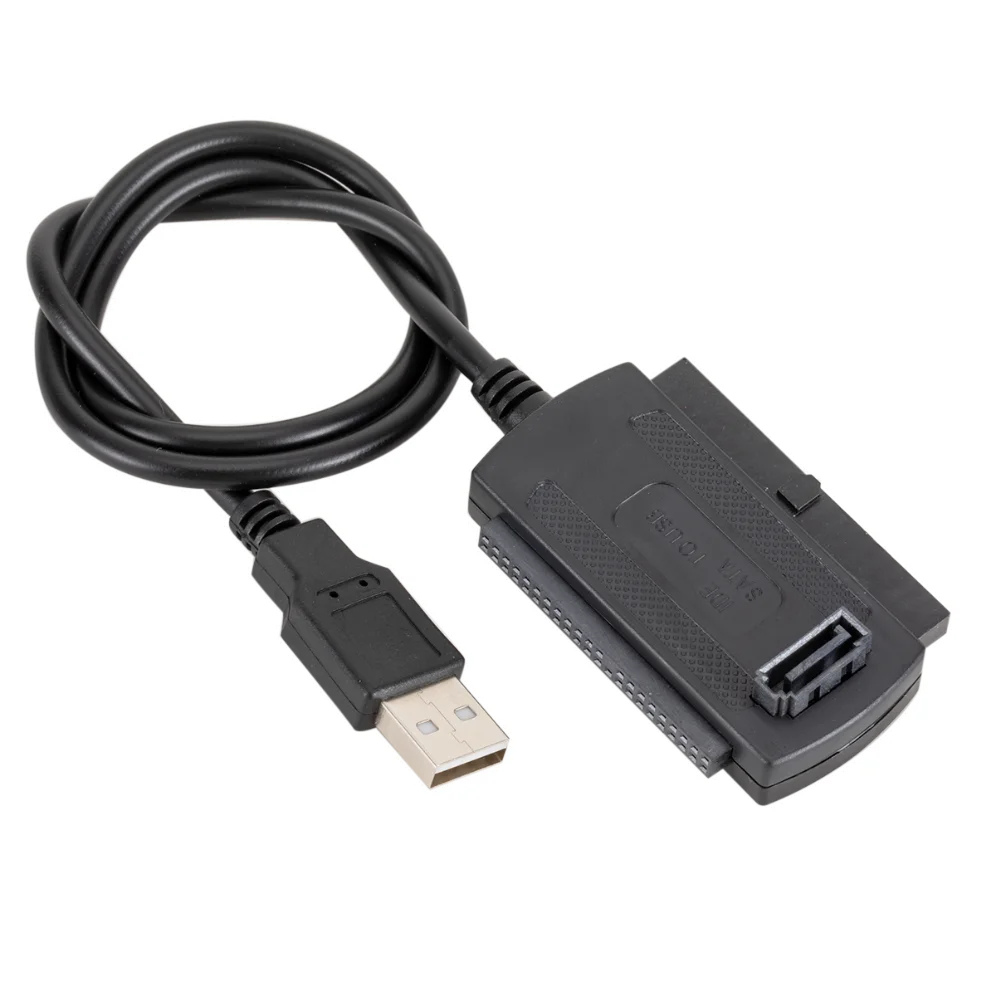 Grwigeou-cabo de Disco Rígido Usb 2.0 para Ide Cabo Sata em S-ata 2.5 in 3.5 in Adaptador Hdd Cabo Conversor para pc Laptop - Imagem 5