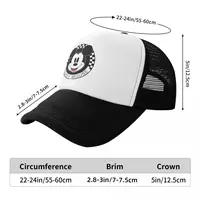 Mickey And Friends Mickey Mouse Mesh Baseball Caps Adult Fashion Trucker Hat Hat Adjustable Golf Hats Winter Trucker Caps 2
