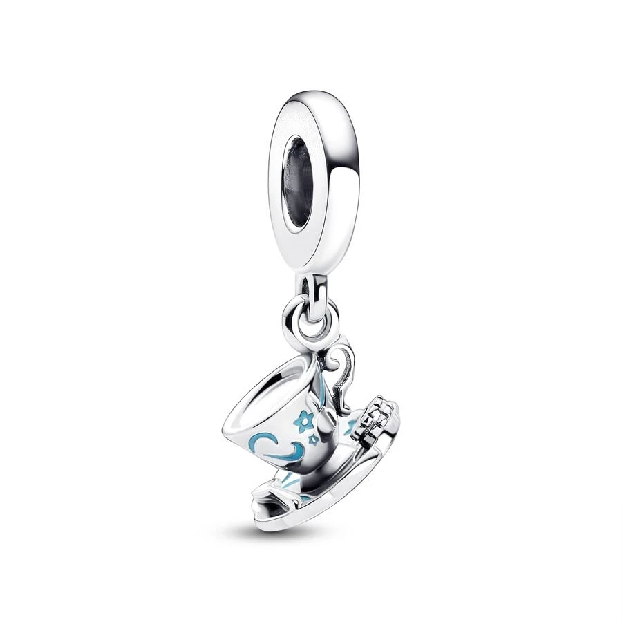 Garden Tool Kettle Coffee Pot Teapot Dangle Charm Bead for 925 Sterling Silver Pan Bracelet
