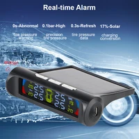 Digital Car TPMS Automobile Tire Pressure Monitoring System Tyre Temperature Tester Solar TPMS Auto Security Alarm 0-6Bar AN01 - Image 3