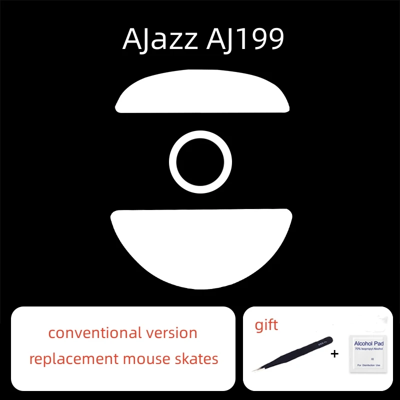 patins de souris pour ajazz mp jeu ou vitesse de contrôle pieds de version ice