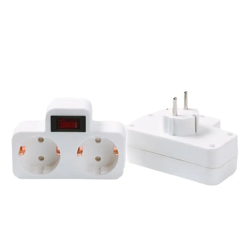 European Type Conversion Plug 1 To 2/3/4 Way EU Germany Standard Power Adapter Socket 16A 250V Travel Charging Adapter conversion plug plug conversion socket universal socket adapter power socket adapter power plug adapter