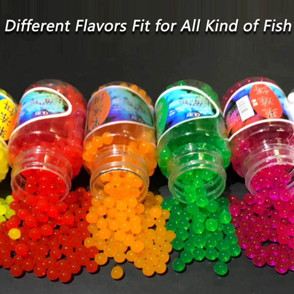 Jelly Lure Fish Food Attractant with Nutritious Egg Aroma - 300 PCS
