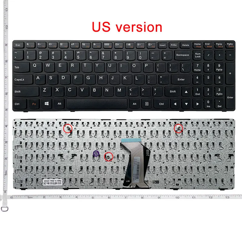 Teclado portátil para Lenovo, EUA, Reino Unido,