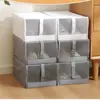 Shoe Storage Box Household Foldable Breathable Flip Top Fabric Zapatero Organizador De Zapatos Covers Waterproof Shoes Cabinet 1