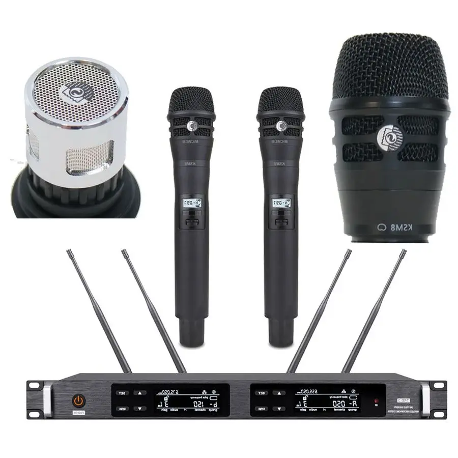 Classico Ulxd4D 2-Channel Ksm8 Sure Axiet Digital Wireless Microphone System Ad2 K8 Supercardioide Stage Karaoke Sing Mics