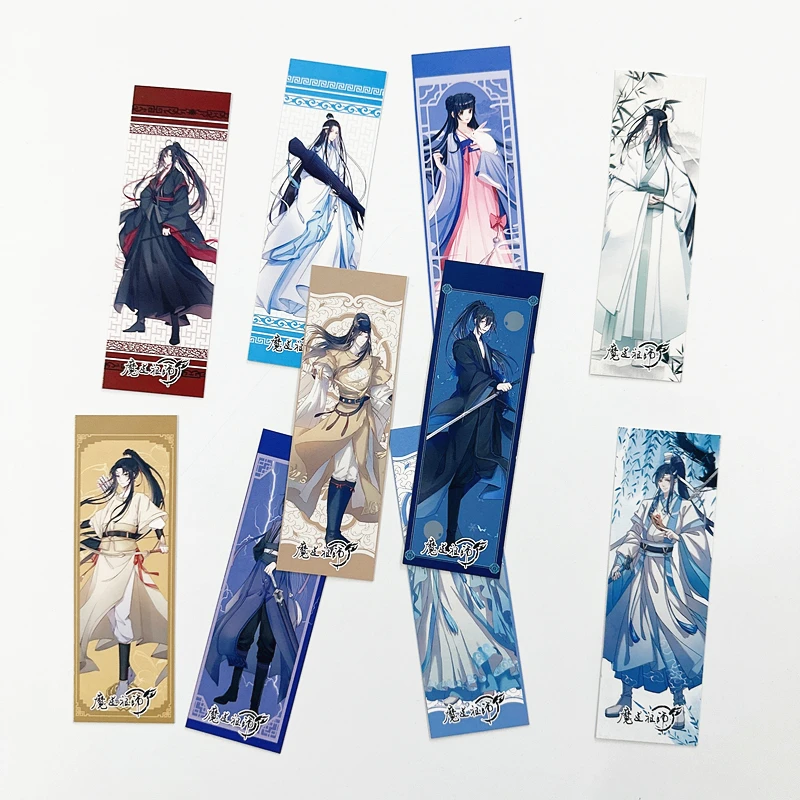 10 Pcs/set Anime Grandmaster Of Demonic Cultivation Bookmark