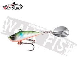 Premium Spinner Bait Metal Lure with Rotating Tail and Vibration Sequins - 42mm 21g (J 10)